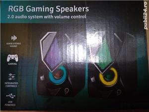 Boxe Gaming 2.0, RMS 6W (2 x 3 W), 4 x LED, Nou ! - imagine 8