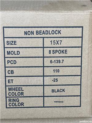 Jante din tabla off-road 15x7J 6x139.7 ET -25 - imagine 4