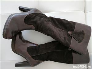 Vând cizme de piele produs import Italia produs de calitate. Premium.  - imagine 6