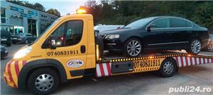 Tractari auto, platforma auto   - imagine 2