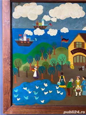 Tablou scoala naiva - imagine 2