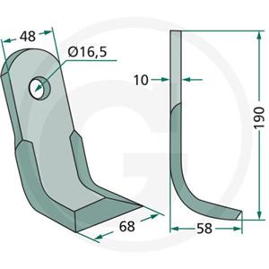 Cutit tocatoare kverneland 18063-mal-14 - imagine 2