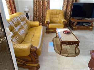 Fotolii din stejar si piele naturala  - imagine 4