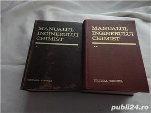 Manualul inginerului chimist-vol 1 si 2-coordonator Dumitru Sandulescu