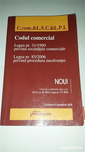 Vol."Codul comercial + Legea 31 1990 + Legea 85 2006"