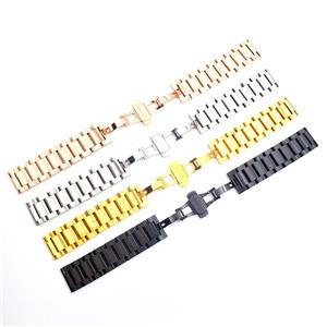 Bratari metalice ceas cu deployant - imagine 3