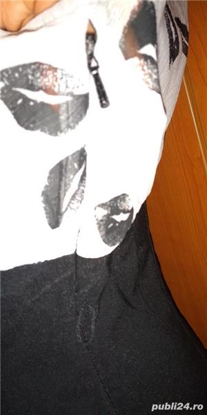 Rochie RedHerring negru-gri sexy , mulata, transparenta, M, UK - imagine 7