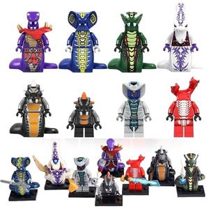 Set 8 Minifigurine noi tip Lego Ninjago cu Serpentini