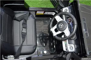 Masinuta electrica pentru copii Mercedes G63 AMG 60W 12V Black - imagine 7