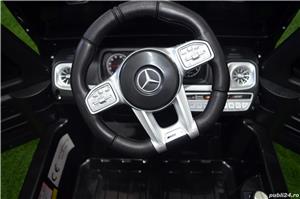 Masinuta electrica pentru copii Mercedes G63 AMG 60W 12V Black - imagine 5