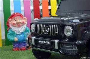 Masinuta electrica pentru copii Mercedes G63 AMG 60W 12V Black - imagine 4