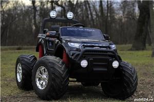 Masinuta electrica pentru 2 copii Monster TRUCK 4x45W 12V 14Ah Black