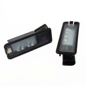 Set 2 lămpi LED OEM număr înmatriculare VW Passat B6 B7 CC Golf Jetta - imagine 3