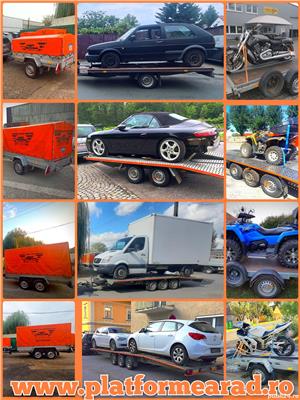 inchiriez remorca moto atv transport motociclete inchirieri trailer - imagine 9
