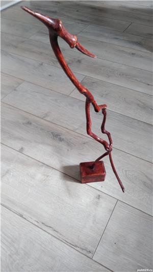 Sculptura lemn,  Nichitean :  "Pasare"