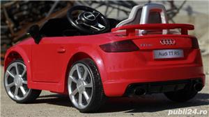 Masinuta electrica pentru copii Audi TT RS 60W 12V cu music player - imagine 2