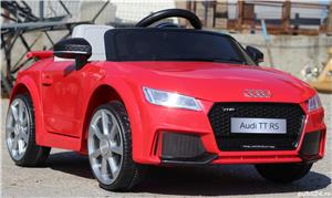 Masinuta electrica pentru copii Audi TT RS 60W 12V cu music player - imagine 3