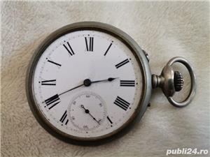 Ceas de buzunar din argint funcțional 