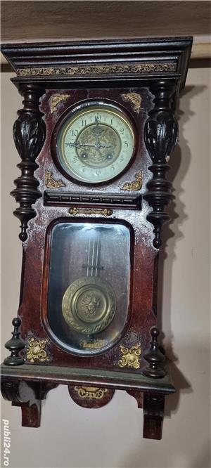 Vând ceas vechi de perete  - imagine 7