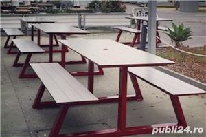 set masa picnic / set masa parc si gradina / mobilier urban - imagine 8