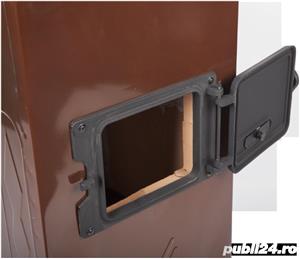 Semineu Soba Lemne Samotat Plita 7.7kw Maro Casa Camera LIVRARE GRATUITA - imagine 3