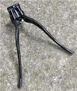 Cric dublu de bicicletă, pliabil pe o parte