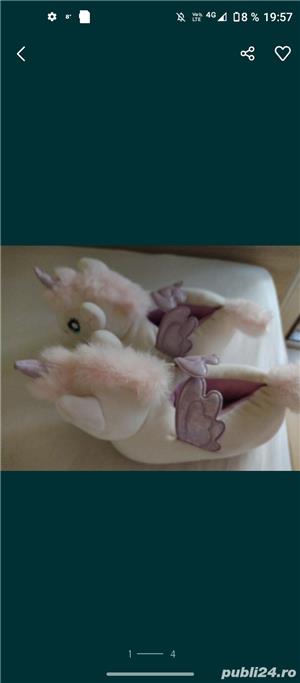 Papuci de casă model Unicorn