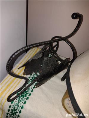 suport pentru sticla din gier forjat - imagine 3