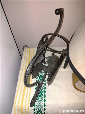 suport pentru sticla din gier forjat - imagine 2