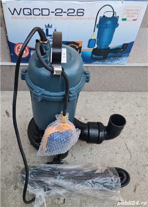 Pompa submersibila ape murdare cu tocator + cutit - imagine 2