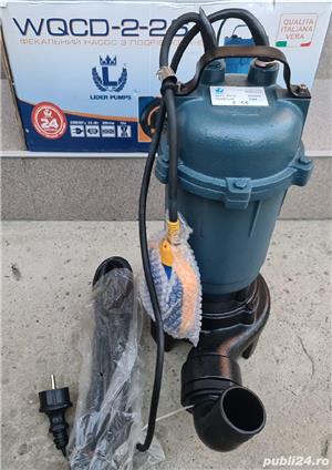 Pompa submersibila ape murdare cu tocator + cutit - imagine 4