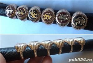 6 ghiuluri inele kitsch, leu scoțian simbol masonic