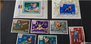 Timbre Romania 1976-J.O.Insbruck,S+CN+CD,nestampilate,MNH
