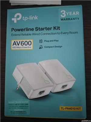 Kit Adaptor Powerline TP-LINK TL-PA4010, Ethernet 600Mbps