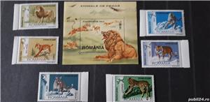 Timbre Romania-Fauna,10 poze,nestampilate,MNH