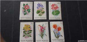 Timbre Romania-Flora,10 poze,nestampilate,MNH - imagine 9