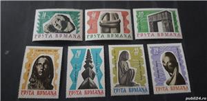 Timbre Romania-Brancusi,2 poze,nestampilate,MNH - imagine 2