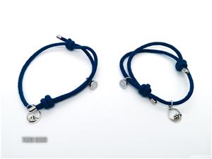 Set de două brătări magnetice pentru cupluri - imagine 2