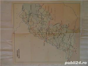 Harti rutiere vechi Romania cele 8 regiuni