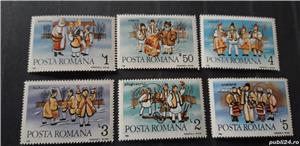 Timbre Romania-Traditii romanesti,10 poze,nestampilate,MNH - imagine 6