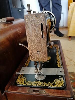 Mașină de cusut manuala Singer, an 1926 - imagine 9