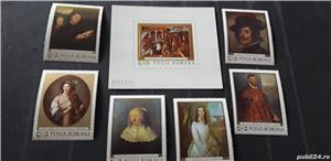 Timbre Romania -Picturi,10 poze,nestampilate,MNH. - imagine 4