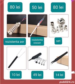 Statie lipit cu aer cald 1200W cu IR  preîncălzire,3in1 si letcon,Noua - imagine 6