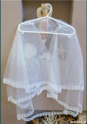 Voal mireasa cu dantela