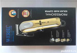 Aparat de tuns lame otel pe acumulator Masina de tuns profesionala - imagine 2