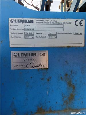 Dezmiristitor Lemken Rubin 9600 Kua, an fabricatie 2012, latime de lucru 6 metri, stare perfecta - imagine 7