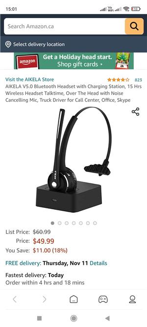 Casca casti Bluetooth conferinta, Callcenter AIKELA BH-M9A - imagine 3