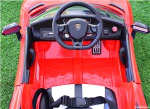 Masinuta electrica Lamborghini Aventador SVJ 2x35W 12V cu HOVERBOARD - imagine 9