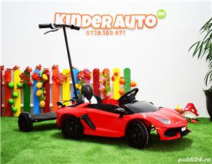 Masinuta electrica Lamborghini Aventador SVJ 2x35W 12V cu HOVERBOARD