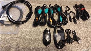 Diferite cabluri USB, mini+micro+iPhone, cablu adaptor bricheta auto - imagine 2